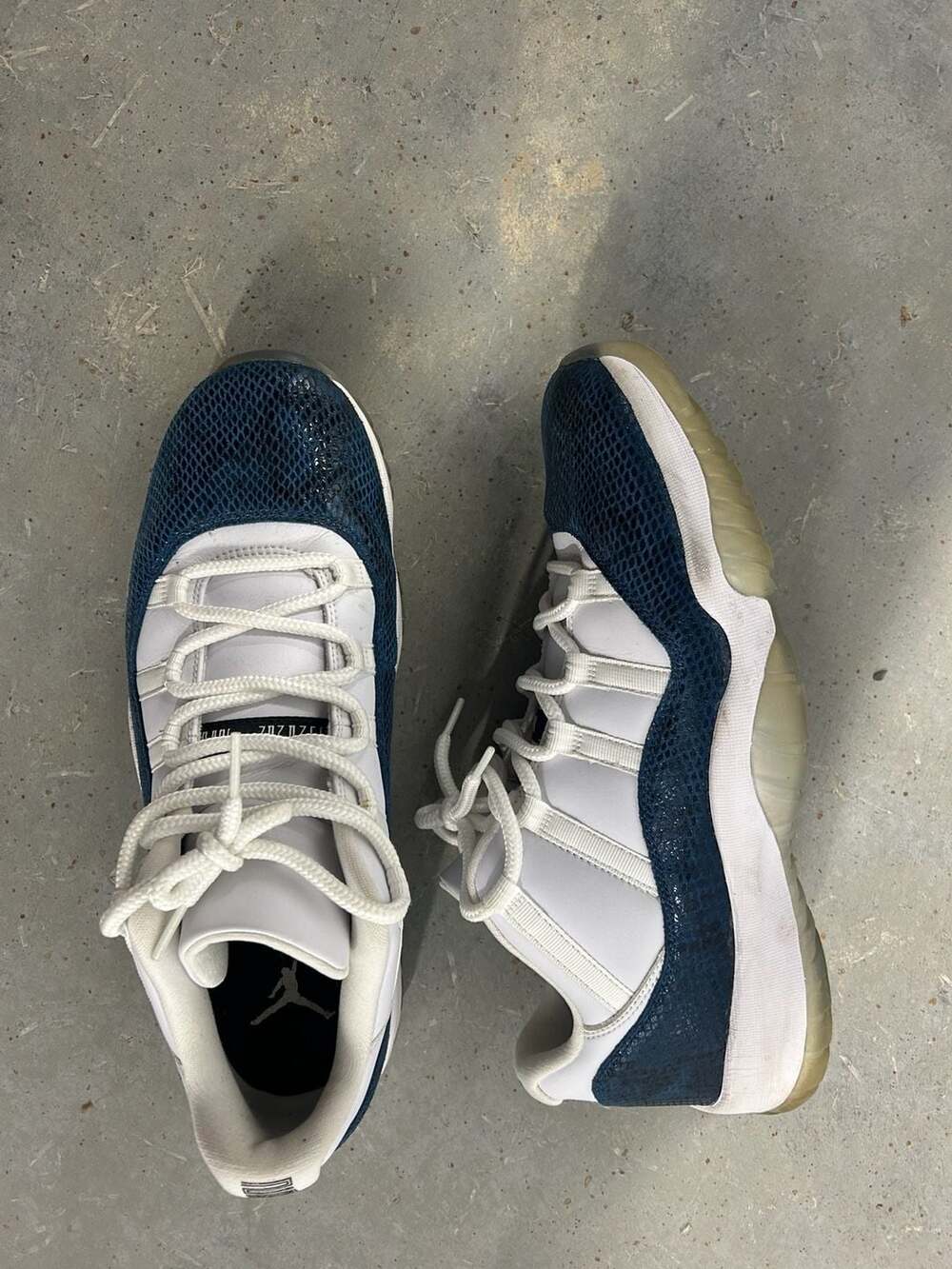 Nike Air Jordan 11 Retro Low Navy Snakeskin (2019) sz12.5